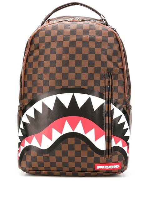 louis vuitton backpack shark